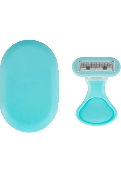 Stil 6 Taşınabilir Kadın Tıraş Bıçağı Seti Manuel Bikini Tıraş Makinesi Saç Çıkarıcı Bayanlar Için Özel Vücut Aloe Sabun Şerit Saklama Kutusu (Yurt Dışından)