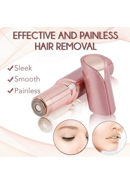 Pembe Ruj Tıraş Makinesi Epilatör Kadınlar Için Kadın Epilatör Makinesi Elektrikli Kaş Düzeltici Epilasyon USB Şarj Edilebilir Mini Tıraş Makinesi (Yurt Dışından) fiyatları