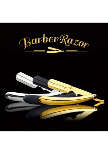 Beyaz Erkekler Tıraş Berber Aletleri Saç Jilet Siyah Katlanır Tıraş Makinesi Bıçak Paslanmaz Çelik Düz Emniyetli Jilet Barbearia Tutucu Hediye (Yurt Dışından) indirimleri