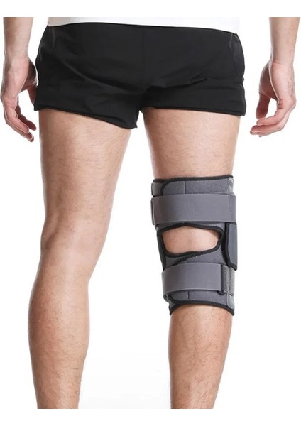 Gri Xl 1 Adet Menteşeli Dizlik Diz Desteği Jel Patella Dizlik Koruyucu Koruyucu Askı Çift Taraflı Sabitleyici Menisküs Yırtılması Artrit (Yurt Dışından) indirimleri