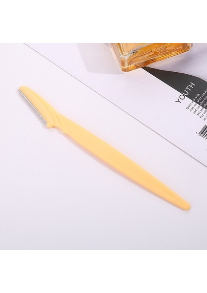 Sarı 3 Adet Kadın Jilet Makyaj Yüz Kaş Dudak Jilet Saç Çıkarıcı Keskin Paslanmaz Çelik Kesme Bıçağı Emniyetli Jilet (Yurt Dışından)