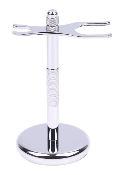 Gümüş 1pc Erkekler Jilet Tutucu Çelik Emniyet Tıraş Fırçası Standı Emniyetli Jilet Tutucu Tıraş Makinesi Aksesuarı (Yurt Dışından)