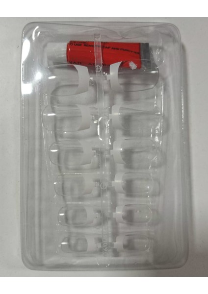 Kendinden Frenchli 12'li Takma Tırnak