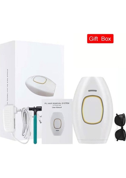 Beyaz Kutulu Abd Plug Ipl Epilasyon Lazer Epilatör Kadınlar Için Kalıcı Ağrısız Vücut Taşınabilir Lazer Epilasyon Makinesi Depilador Evde Kullanım Cihazları (Yurt Dışından)