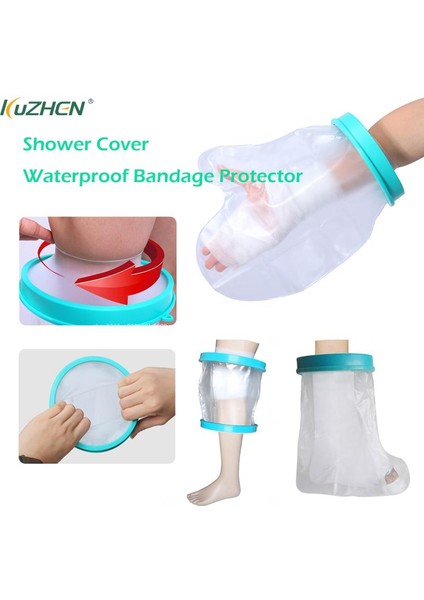 1 Adet Duş Kapağı Yetişkin Su Geçirmez Mühürlü Döküm Bandaj Koruyucu Yara Kırığı Bacak Ayak Kol Palm Banyo Koruyucu Halka Kol (Yurt Dışından) indirimleri