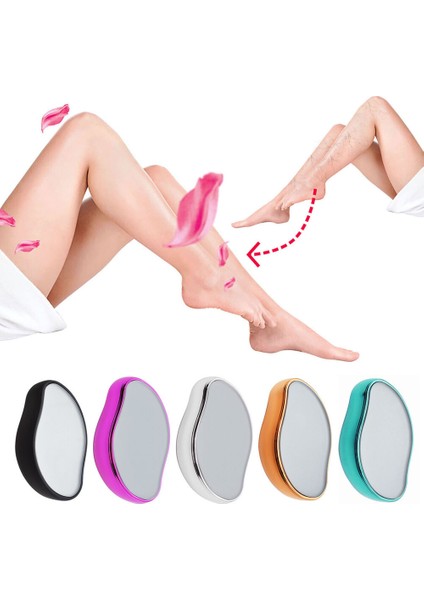 Gül Kırmızı Ağrısız Fiziksel Epilasyon Epilatörler Vücut Kolu Için Kristal Saç Silgi Unisex, Kristal Fiziksel Epilasyon Silgi Cam Saç (Yurt Dışından)