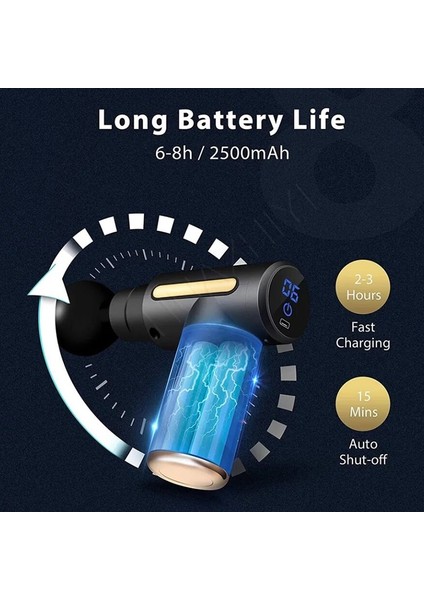 LCD Yeşil Çantalı Masaj Tabancası Elektrikli Perküsyon Derin Kas Gevşetme Fitnes Saude Vücut Boyun Sırt Masajı Sağlık Masajı Ücretsiz Özel Logo (Yurt Dışından) modelleri