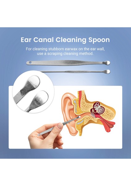 6 Adet Set 6 Adet/takım Kulak Kirini Toplayıcı Paslanmaz Çelik Kulak Tıkacı Balmumu Sökücü Piercing Seti Kulak Kirini Curette Kaşık Temiz Aracı Sopa Kulak Vax Sökücü (Yurt Dışından) indirimleri