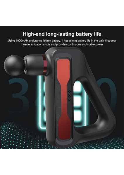 Mavi Tip C Şarj Mini Fasya Tabancası Titreşim Masajı Kas Taşınabilir Gevşeme Elektrikli Masaj Fitness Cihazı Yüksek Frekans Boyun Membran Tabancası (Yurt Dışından) indirimleri