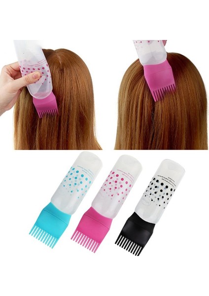 No.4 110ML 170ML Saç Boyası Aplikatör Şişeleri Plastik Boyama Şampuan Şişesi Yağ Tarak Fırça Şekillendirici Aracı Saç Boyama Aplikatör Şişeleri 1 Adet (Yurt Dışından) modelleri