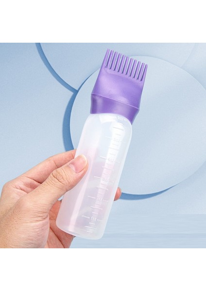Gri 120 ml Saç Boyası Aplikatör Şişeleri Plastik Şampuan Şişesi Saç Boyama Leke Aracı Kuaförlük Malzemeleri (Yurt Dışından)