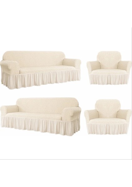 Bürümcük Koltuk ,kanepe , Çekyat Örtüsü, Lastikli Koltuk Kılıfı 3311TAKIM