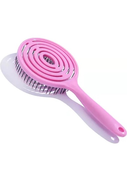 Yuvarlak Pembe 1 Adet Orijinal Saç Fırçası Sihirli Saç Tarağı Dolaşık Açıcı Saç Fırçası Dolaşık Açıcı Bit Masajı Tarak Kadın Arapsaçı Kuaförlük Salonu 2021 (Yurt Dışından)