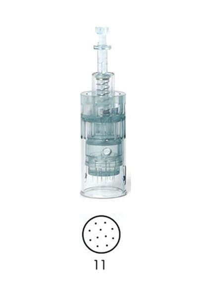 11 Pin (1 Adet) Orijinal Üretici Dr. Pen M8 Dermapen Yedek Bayonet Iğne Kartuşları - (1 Paket) - Mts Mikro Iğneli Cilt Bakımı (Yurt Dışından)
