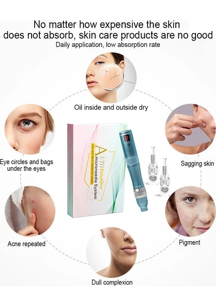 3D 10 Adet Dr.imp Kalem Ultima Dermapen Profesyonel Kablosuz Mikro Iğneleme Cilt Bakım Seti Mikroiğne Evde Kullanım Güzellik Makinesi Mts$pms Araçları (Yurt Dışından) modelleri