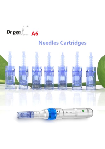 12 Pin (1 Adet) Dr.pen Orijinal Üretici A6 Dermapen Profesyonel Iğne Kartuşları 1 3 5 7 9 12 24 36 42 Pin Nano Pmu ve Mts Için (Yurt Dışından)