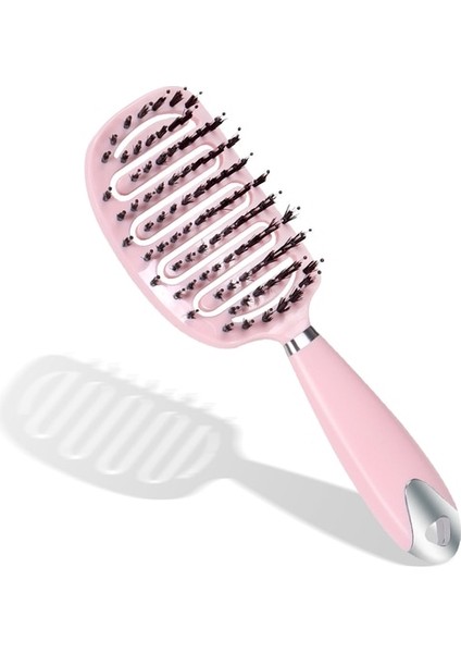 Style1-Pembe Yeni Sürüm Oymak Saç Fırçası Saç Derisi Masaj Taraklar Saç Şekillendirici Dolaşık Açıcı Tarak Kadınlar Için Dolaşık Açıcı Aracı Islak Kuru Kıvırcık Saç (Yurt Dışından)