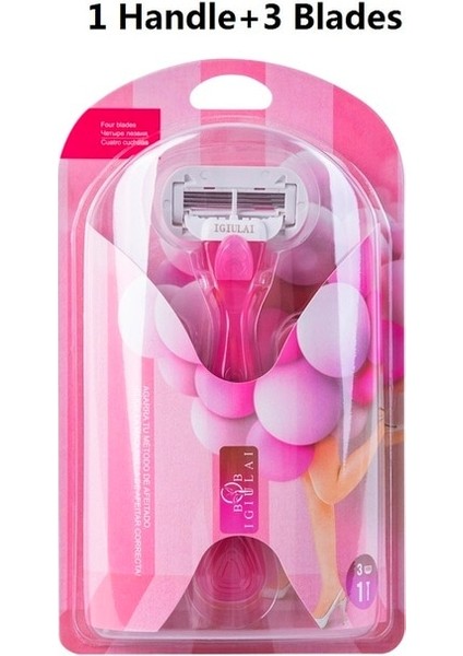 1 Kolu 3 Bıçak Kadın Güvenlik Jilet Yüz/bacak/koltukaltı/bikini Güzellik Saç Çıkarıcı Tıraş Bıçakları Uyumlu Venüs Tıraş Makinesi Kafayı Değiştirin (Yurt Dışından)