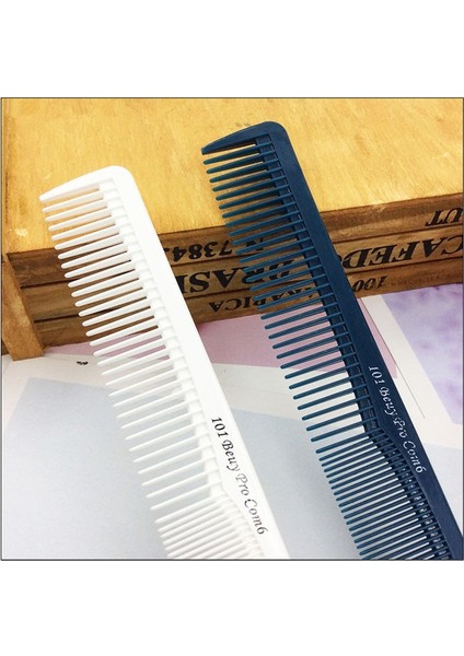 SZ032-107-WHITE Profesyonel Kuaför Cairdresser Kesme Saç Tarak Berber Özel Anti-Statik Tarak Berber Kuaförlük Saç Bakımı Şekillendirici Aracı (Yurt Dışından) indirimleri