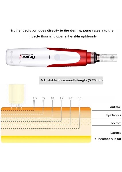 Kutu ile Ab Dr.pen N2-W Kablosuz Cilt Bakım Cihazı Dövme Microblading Derma Dövme Iğneleri Tabanca Kalem Mezoterapi Yüz Güzellik Makinesi (Yurt Dışından)