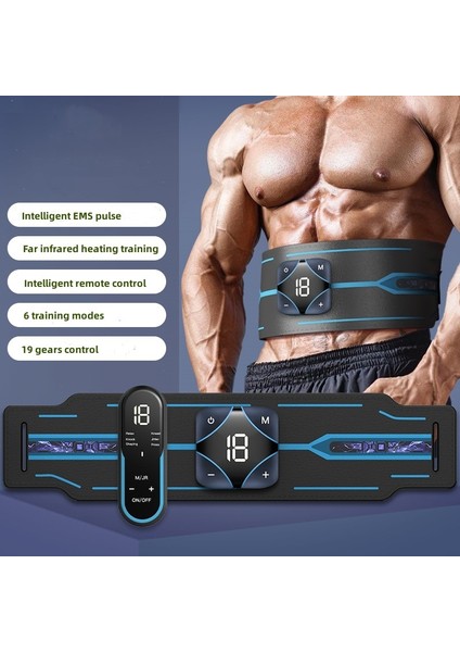 YH-B-342 Abs Stimülatörü, Ab Makinesi, Karın Sıkılaştırma Kemeri Egzersiz Taşınabilir Ab Stimülatörü Ev Ofis Fitness Egzersiz Ekipmanları Karın Için (Yurt Dışından)