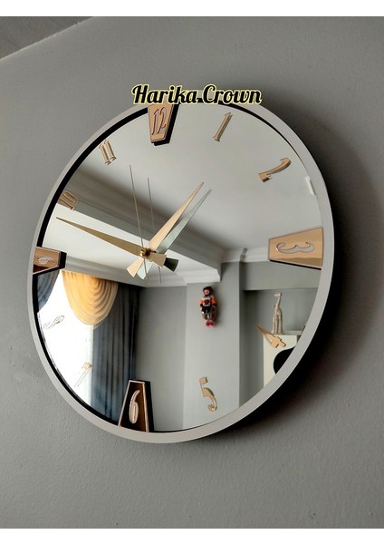 Gerçek Aynalı Dekoratif Duvar Saati (40- 50 Cm) fiyatları