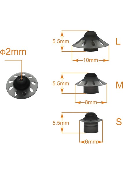 M 8mm 10 Adet Phonak Silikon, Phonak Open Fit ve Rıc Rıte Rıe Işitme Cihazı ile Uyumlu Işitme Cihazı Açık Kubbe Kulaklık Uçları Yaptı (Yurt Dışından) indirimleri