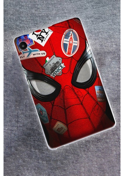 Gakaxy Tab A9 X110 8.7 Inç Kılıf Heinz 17 Spider Man Yüz Yumuşak Kılıf Night