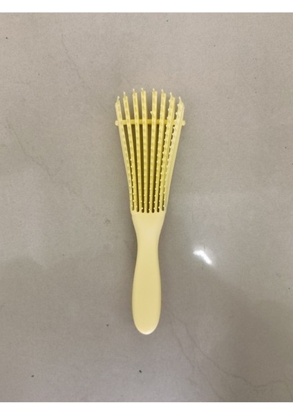 Sarı Dolaşık Açıcı Saç Fırçası Saç Derisi Masaj Saç Tarak Dolaşık Açıcı Fırça Kıvırcık Saç Fırçası Dolaşık Açıcı Saç Fırçası Kadın Erkek Salon (Yurt Dışından)