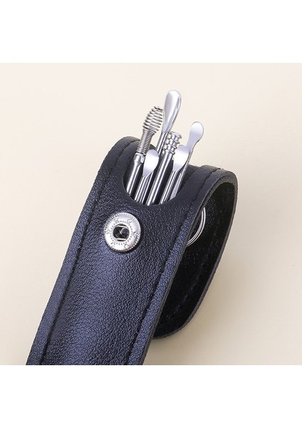 Siyah 6 Adet Kulak Tıkacı Çubukları Kulak Temizleyici Balmumu Temizleme Aracı Kulak Kirini Çıkarıcı Curette Kulak Temizleme Çubuğu Temizleme Kulak Temizleyici Kaşık Sağlık Kulak Tıkacı (Yurt Dışından)