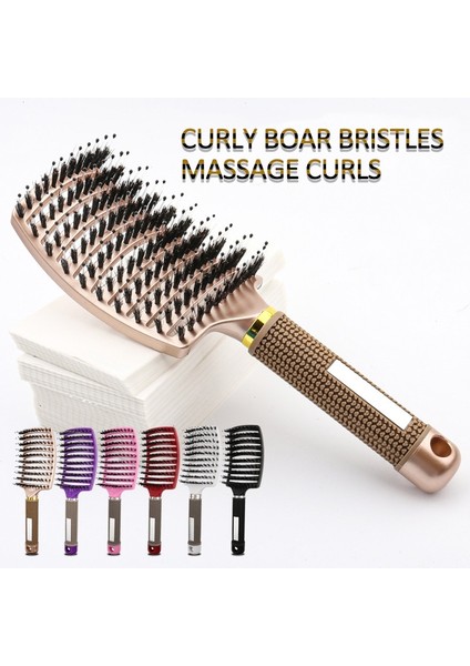 Kıl Yeşil Kıl ve Naylon Saç Fırçası Kızlar Saç Derisi Masaj Tarak Kadınlar Için Islak Kıvırcık Detangle Saç Fırçası Salon Kuaförlük Şekillendirici Aracı (Yurt Dışından) indirimleri