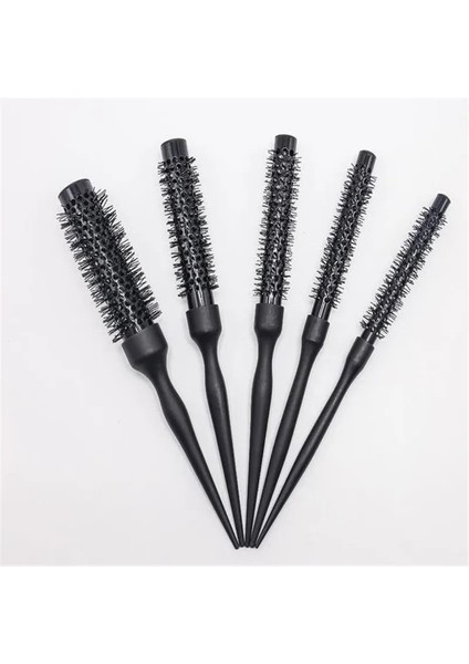 25 Taşınabilir Mini Siyah Kırmızı Yuvarlak Saç Tarak Kuaförlük Curling Saç Fırçaları Naylon Tarak Tüp Tarak Salon Şekillendirici Aracı 20 # (Yurt Dışından) modelleri