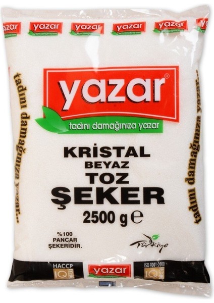 Toz Şeker 2,5 kg x 2 Paket