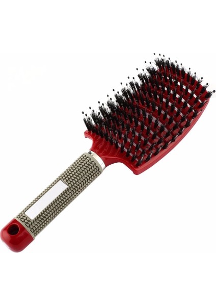 Pembe Şampuan Tarak Kadın Saç Tarak Saç Derisi Masaj Tarak Kıl ve Naylon Saç Fırçası Islak Kıvırcık Detangle Saç Fırçası Salon Kuaförlük Şekillendirici Araçları (Yurt Dışından)