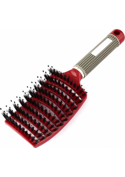 Pembe Şampuan Tarak Kadın Saç Tarak Saç Derisi Masaj Tarak Kıl ve Naylon Saç Fırçası Islak Kıvırcık Detangle Saç Fırçası Salon Kuaförlük Şekillendirici Araçları (Yurt Dışından)