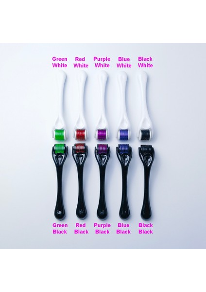 Siyah 0.25 mm Drs 540 Derma Rulo Mikro Iğneler Titanyum Mezoroller Mikro Iğne Makinesi Cilt Bakımı Için Altın Vücut Bakımı Saç Büyüme Javemay (Yurt Dışından)