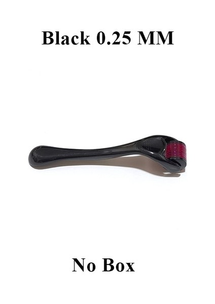 Siyah 0.25 mm Drs 540 Derma Rulo Mikro Iğneler Titanyum Mezoroller Mikro Iğne Makinesi Cilt Bakımı Için Altın Vücut Bakımı Saç Büyüme Javemay (Yurt Dışından) fiyatları