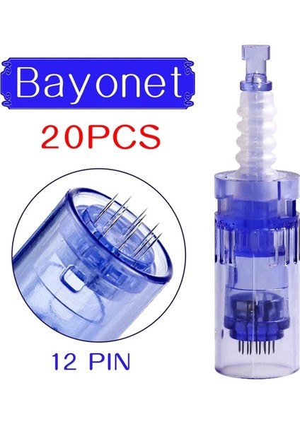 20 Adet Elektrikli Derma Araçları Süngü Iğneler Kartuşları 9/12/36/42/nano/3d/5d Kare Nano Ultima Mym/m5/m7 A6 Mts Otomatik Mikroiğne (Yurt Dışından)