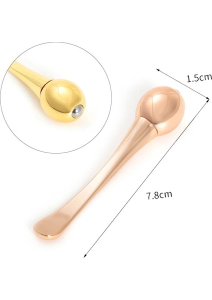 C3-Rolling Ball 1 Parça Mini Metal Göz Kremi Yüz Masajı Aplikatör(Yurt Dışından)