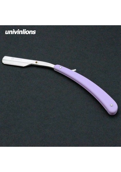 B-2-F Univinlions Düz Plastik Saplı Katlanabilir Keskin Bıçaklı Tıraş Bıçağı Erkekler Kadınlar Için Berber Tıraş Bıçağı Sakal Yüz Koltuk Altı Vücut (Yurt Dışından)