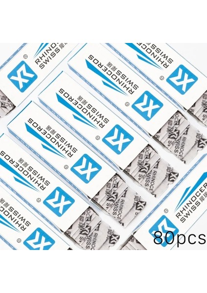 80 Adet Bıçaklar 10-100 Adet Büyük 77 Bıçak Klasik Güvenlik Jilet Düz Jilet Çift Kenarlı Jilet Paslanmaz Çelik Bıçak 62*16.2mm G0407 (Yurt Dışından)