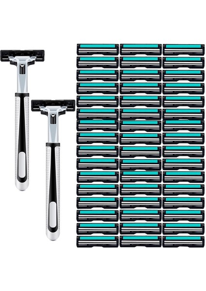 Erkekler Için Stil 6 Manuel Tıraş Kafayı Değiştirin Rahat Tıraş Bıçakları (Yurt Dışından) fiyatları