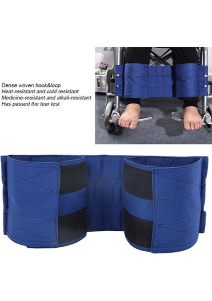 Tekerlekli Sandalye Ayak Dayama Yeri Kaymaz Ayarlanabilir Bacak Kısıtlama Kayışı Kemer Yaşlı Hastalar Tekerlekli Sandalye Uzuvları Sabit Kemer Brace Desteği (Yurt Dışından)