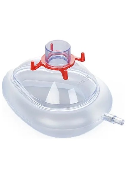 1 Adet Size4 Canack 1 Adet/6 Adet Pvc Anestezi Maskesi Yüksek Kaliteli Tek Kullanımlık Pvc Resüsitasyon Yüz Maskeleri Yetişkin ve Çocuk Için 6 Boyutu (Yurt Dışından)