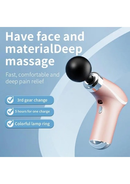 Mavi El Vurmalı Masaj Tabancaları Derin Doku Perküsyon Kas Masajı El 8 Kafaları Profesyonel Masaj LCD Dokunmatik (Yurt Dışından) indirimleri