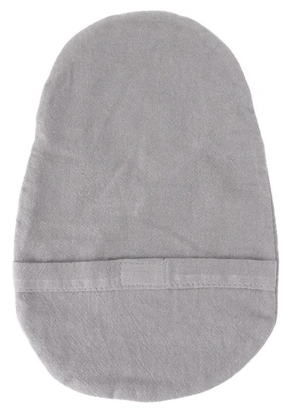 Gri Yumuşak Pamuk Kolostomi Torbası Astar Kapağı Yıkanabilir Yeniden Kullanılabilir Nefes Alabilen Ostomi Kese Kapağı Yaşlı Hasta Için (Yurt Dışından)