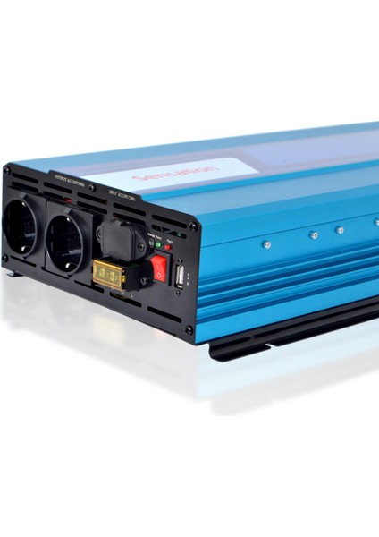 3000W Watt 3kw Tam Sinüs Şarjlı (20A) Invertör 12V / 220V Çevirici Inverter