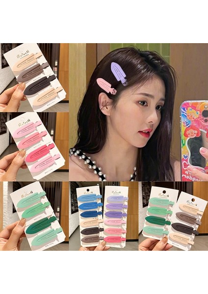 3 Adet No.12 2/3/4 Adet Hiçbir Viraj Patlama Klip Ördek Gagası Klip Basit Dikişsiz Saç Tokası Kadın Asetat Levha Saç Tokası Saç Şekillendirici Aracı Sakura Pembe (Yurt Dışından) fiyatları