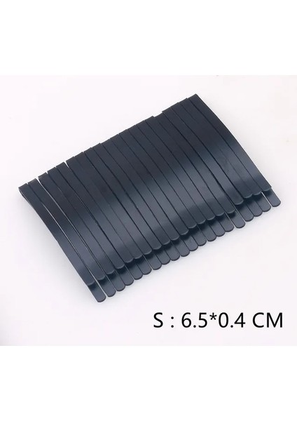 10 Adet S 6.5 cm 10 Adet/takım Siyah Saç Klipler Tokalar Kore Basit Siyah Tel Saç Tokaları Görünmez Tokalar Gelin Örgücüler Için Geniş Büyük Saç Klip (Yurt Dışından)