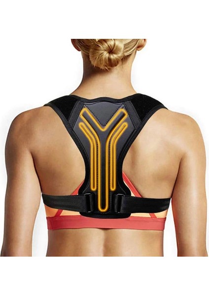 B-Gri Pembe 3xl Duruş Düzeltici Sırt Desteği Üst Sırt Omuz Ağrısı Duruş Eğitmen Için Ayarlanabilir Duruş Desteği Omurga Duruş Desteği (Yurt Dışından)